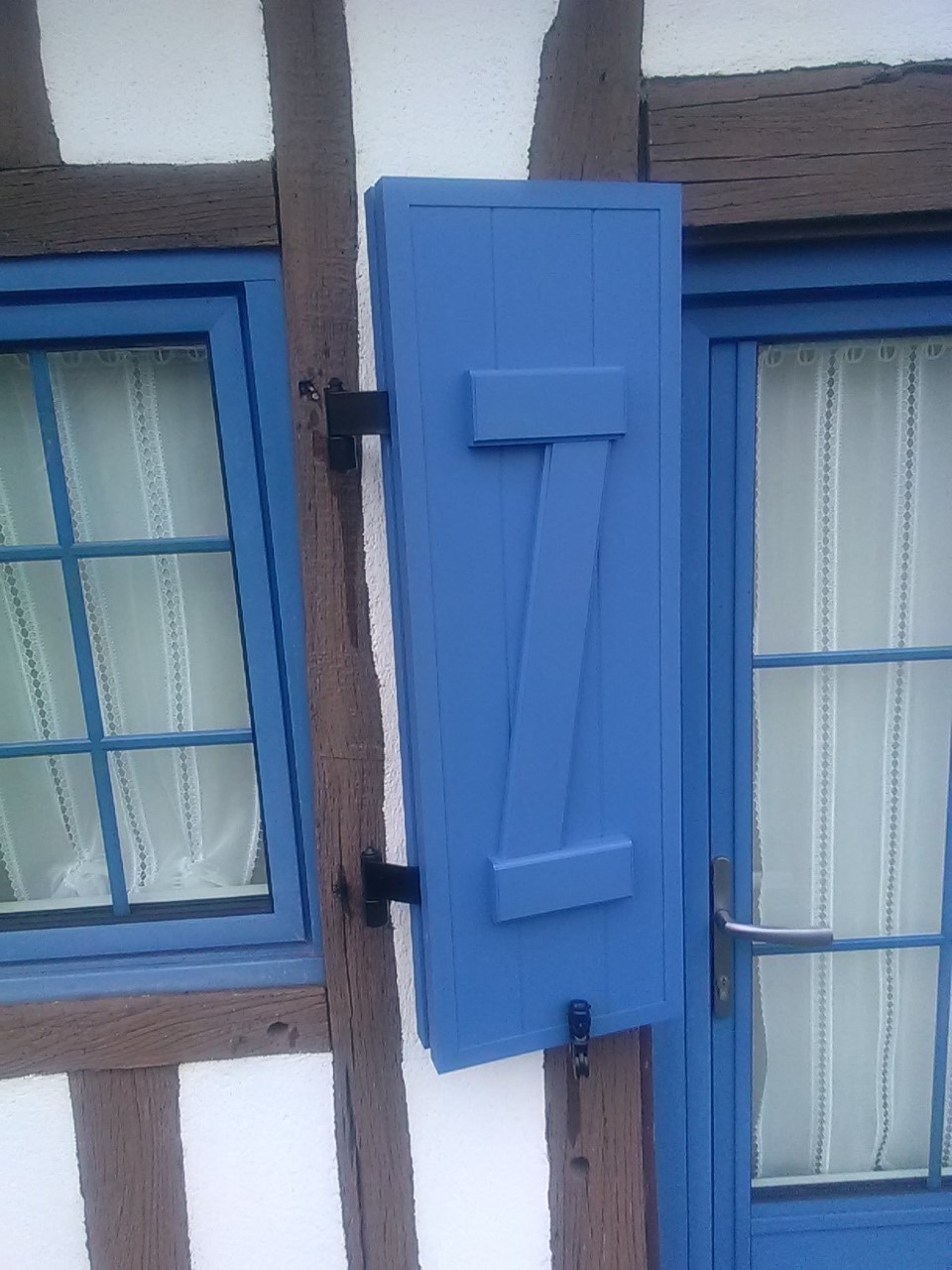 Fenêtres bleues - Posées par L'Atelier Muller au Havre